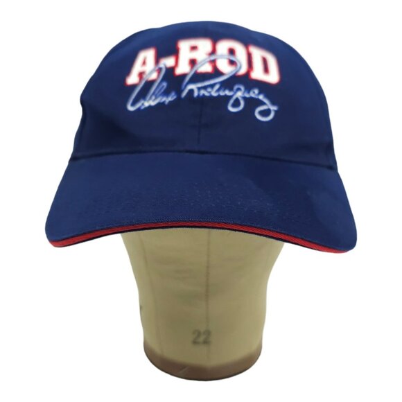 Alex Rodriguez A-Rod Texas Rangers Strapback Cap Baseball MLB Hat Fox Sports - Picture 10 of 14